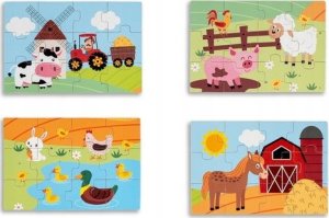Smily Play *****Puzzle drewniane 4 obrazki SPW84947 49474 8