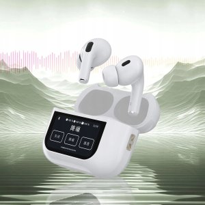 Słuchawki Dudao Słuchawki U19 douszne TWS bezprzewodowe Bluetooth 5.3 z wyświetlaczem LED - białe 4