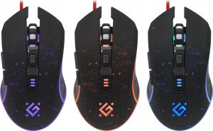 Mysz Defender Mysz gamingowa przewodowa DRAGLEN GM-907 7200 DPI 3