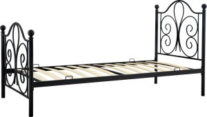Halmar Łóżko metalowe PANAMA 90x200 czarne HALMAR 5