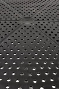Halmar Stolik ogrodowy CALVO 60x60 czarny z tworzywa PVC HALMAR 6