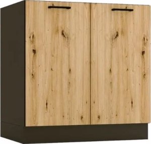 Stolkar Zestaw mebli kuchennych ANIKA 2,0x2,6 grafitowy/dąb artisan STOLKAR 3