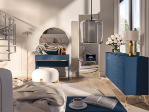 ML Meble Toaletka BLU granatowa ML MEBLE 8