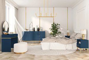 ML Meble Toaletka BLU granatowa ML MEBLE 9
