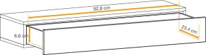 ASM Meble Zestaw mebli do przedpokoju EASY III dąb wotan/czarny mat 7