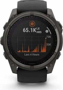 Zegarek sportowy Garmin Fenix 8 Solar Sapphire - 51 mm Czarny (010-02907-11) 3