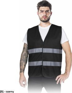 Reis KOS-COLOR - Kamizelka ostrzegawcza niebieska ,  biała , czarna , czerwona , granatowa , zielona - granatowy XL 2