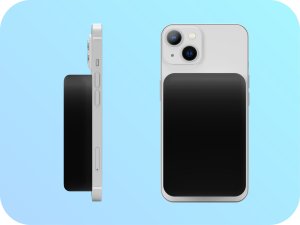 Hello Case Powerbank MagSafe do Apple iPhone 10000 mAh Indukcyjny Trwały Mocny Czarny 6
