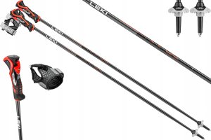Leki LEKI KIJE 3D AIRFOIL black/red 125 5