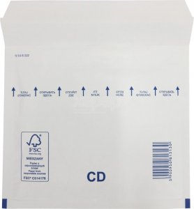Emerson Koperta bąbelkowa CD biała 3