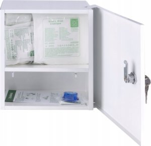 PK-MOT Apteczka naścienna Donau Safety 20" DIN 13164 (+ ustnik) metalowa 4