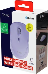 Mysz Trust ECO* YVI+ fioletowa 5