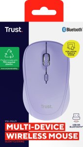 Mysz Trust ECO* YVI+ fioletowa 6