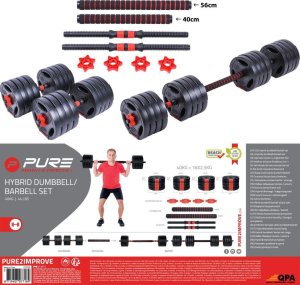 Victoria Sport Hantla sztanga składana kompozytowa 40kg pure 2 improve 8