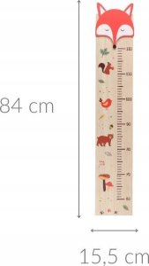 4Living Miarka na ścianę do pomiaru wzrostu FOXY, do 120 cm 2