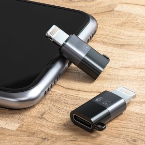 Adapter USB Mozos ASM-6 USB-C - Lightning Czarny  (ASM-6) 5