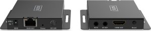 System przekazu sygnału AV DIGIT Przedłużacz/Extender HDMI 4K120Hz 40m po skrętce HDCP 2.3 IR EDID (zestaw) 3
