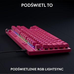 Klawiatura Logitech G PRO X TKL Rapid  (920-013253) 6