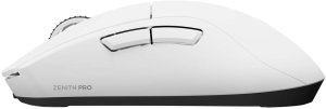 Mysz Rampage Zenith Pro 26000 DPI biała + odbiornik 4 KHz PAW3395 BT 5.2 (ZENITHPRO-WHITE) 4