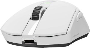Mysz Rampage Zenith Pro 26000 DPI biała + odbiornik 4 KHz PAW3395 BT 5.2 (ZENITHPRO-WHITE) 6