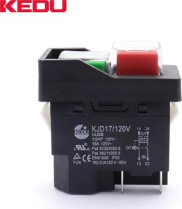 Brennenstuhl Wyłącznik włącznik elektromagnetyczny KJD17 do betoniarki jednofazowy 2