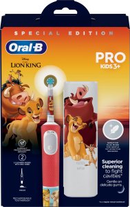 Szczoteczka Oral-B Pro Kids Król Lew Czerwona 2
