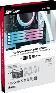 Pamięć Kingston Fury Renegade RGB, DDR5, 24 GB, 8400MHz, CL40 (KF584CU40RWA-24) 5