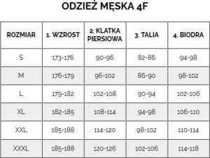 Spodnie narciarskie męskie 4F M0756 denim 4FWAW24TFTRM0756 32S L 10