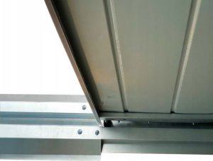 kontrast Domek metalowy na narzędzia blaszak szopa 340x319x200 szary antracytowy 4