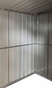kontrast Domek narzędziowy metalowy 130x151x182 blaszak szopa 11