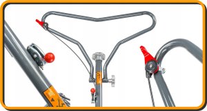 Powermat ZACIERACZKA SPALINOWA DO BETONU 100CM 7KM + TALERZ DO ZACIERANIA POWERMAT 4