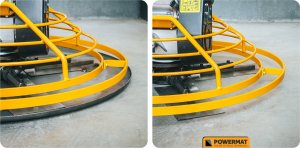 Powermat ZACIERACZKA SPALINOWA DO BETONU 100CM 7KM + TALERZ DO ZACIERANIA POWERMAT 6
