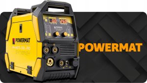 Powermat MIGOMAT SYNERGIA SPAWARKA INWERTOROWA 5W1 MIG MAG MMA PLAZMA TIG FLUX 250A 6