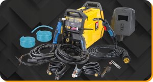 Powermat MIGOMAT SYNERGIA SPAWARKA INWERTOROWA 5W1 MIG MAG MMA PLAZMA TIG FLUX 250A 7