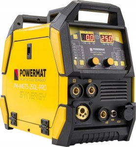 Powermat MIGOMAT SYNERGIA SPAWARKA INWERTOROWA 5W1 MIG MAG MMA PLAZMA TIG FLUX 250A 8
