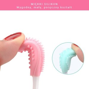 Yeye Silikonowa szczoteczka do peelingu i masażu ust 8