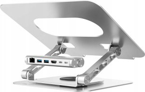 Unitek Podstawka pod laptop z odłączanym hubem USB-C HDMI 1,4, 4K PD 100W 2