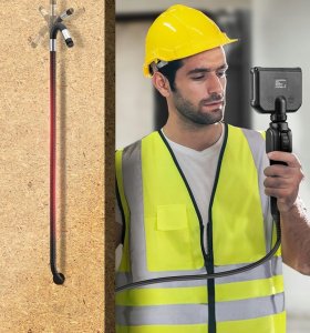 Logit KAIWEETS Endoskop Kamera inspekcyjna rurowa światło 4,3"1,5 m wodoszczelna 2