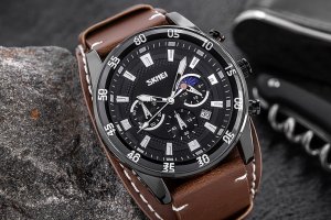 Zegarek Męski Skmei 9249BNBK + BOX 5