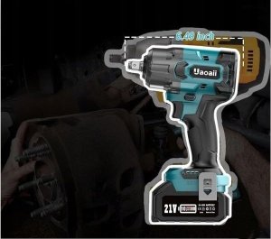 Klucz udarowy Black&Decker Akumulatorowy klucz udarowy Uaoaii 1/2"1000 Nm 4000mAh wiertarka 2400 obr/m 4
