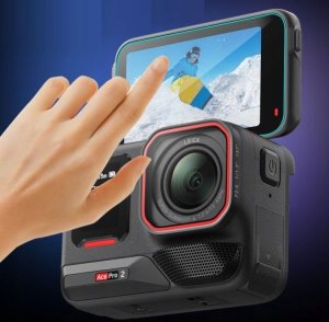 Osłona na obiektyw Puluz Zestaw Osłona Szkło Hartowane na Obiektyw 2x Ekran LCD - Insta360 ACE PRO 2 / PU711T 10