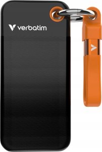 Dysk zewnętrzny SSD Verbatim Pocket 2TB Czarno-pomarańczowy (32197) 2