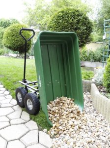 Garden King Taczka transportowy wózek ogrodowy wywrotka 120 kg 5