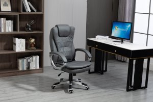 Fotel biurowy z masażem  podgrzewany ACTIVEJET YK7304 szary 22