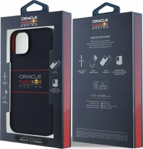 Red Bull Red Bull RBHMP14S24SIHSRV iPhone 14 6.1" hardcase navy Silicone Horizontal Logo MagSafe 8