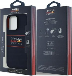 Red Bull Red Bull RBHMP14L24SIHSRV iPhone 14 Pro 6.1" Hard Case Navy Silicone Horizontal Logo MagSafe 8
