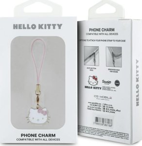 HelloKitty Hello Kitty zawieszka HKCPMKHP Phone      Strap różowy/pink Charm Kitty Head 3