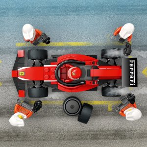 LEGO City Formula 1 F1® Pit stop i mechanicy z bolidem Ferrari  (60443) 7