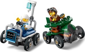 LEGO City Zestaw wyścigówek: samolot kontra łóżko szpitalne (60459) 7