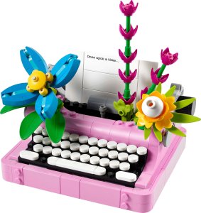 LEGO Creator Maszyna do pisania z kwiatami (31169) 8